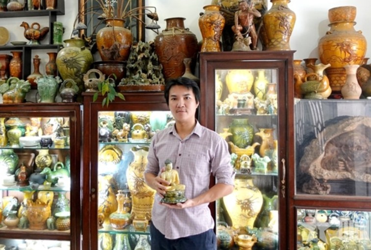 Đam mê sưu tập dòng gốm Châu Ổ